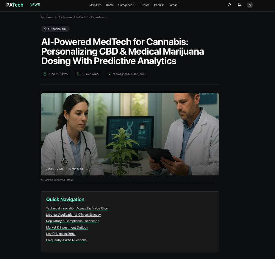 Example of AI-Generated Article for Organic Traffic